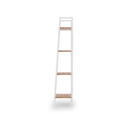 Bogreol NARVIK 148x34 cm hvid/eg sonoma
