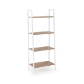 Bogreol NARVIK 148x60 cm hvid/sonoma-eg