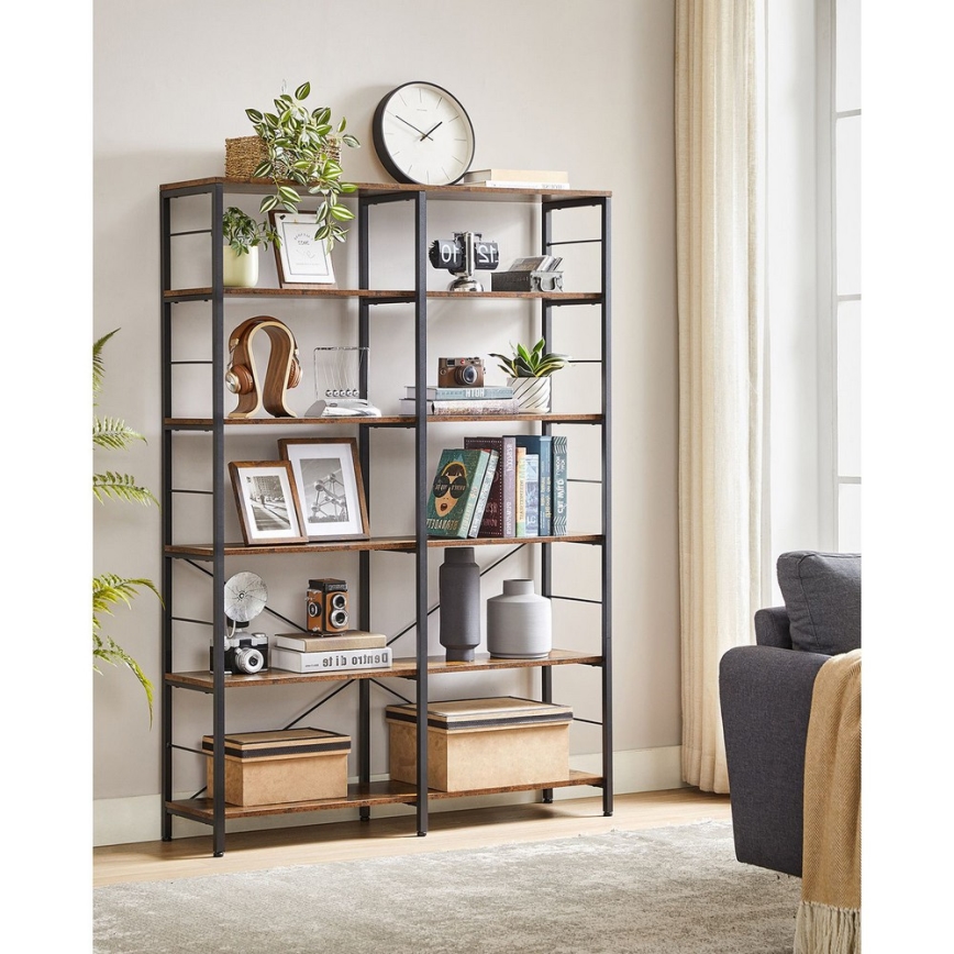 Bogreol NAVARO brun/sort