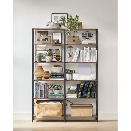 Bogreol NAVARO brun/sort