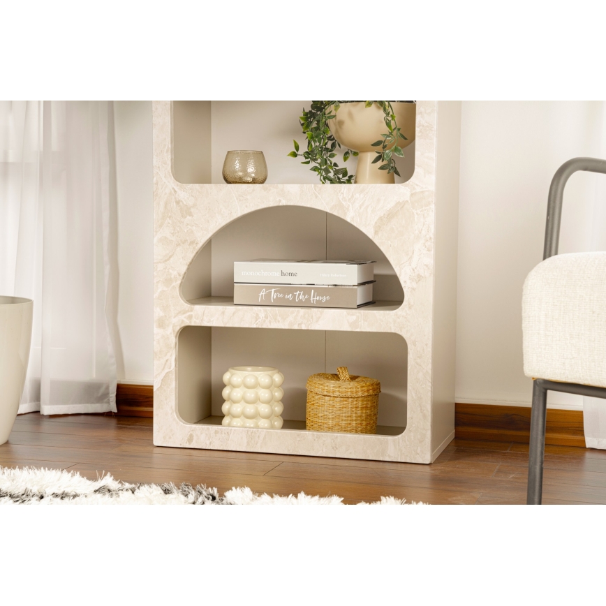 Bogreol REVE 150x60 cm travertin