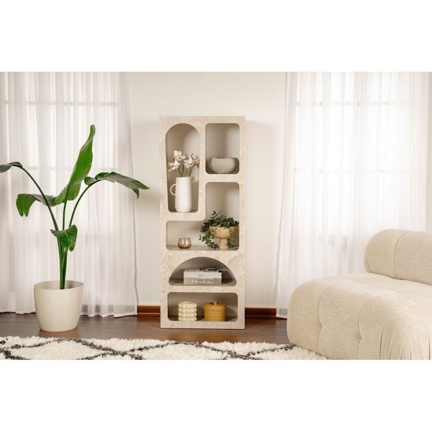 Bogreol REVE 150x60 cm travertin
