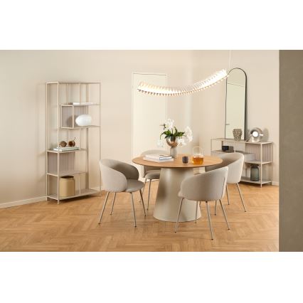 Bogreol SARON 77x185 cm grå