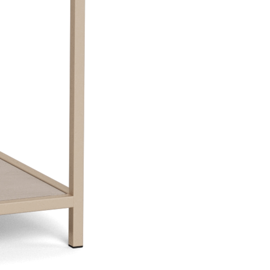 Bogreol SARON 77x185 cm grå