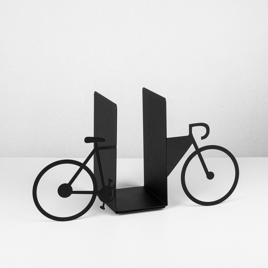 Bogstøtte 23x44 cm sort