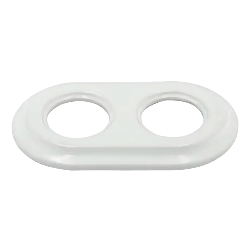 Bohemia-Design - Dobbelt retro porcelænsramme, hvid