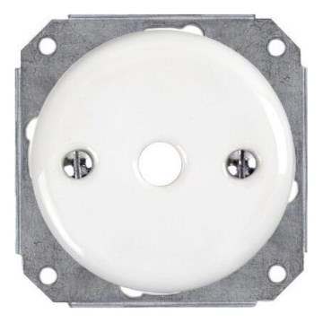 Bohemia-Design - Keramisk retro kabelgennemføring, hvid