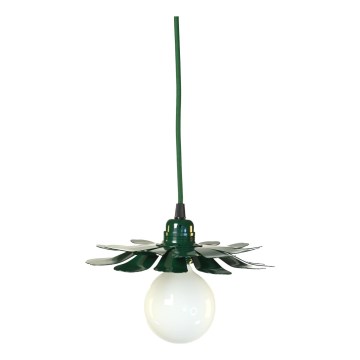 Bohemia-Design - Pendel i kabelophæng 1xE27/60W/230V grøn