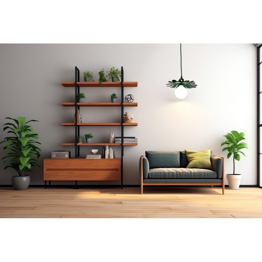 Bohemia-Design - Pendel i kabelophæng 1xE27/60W/230V grøn