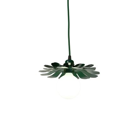 Bohemia-Design - Pendel i kabelophæng 1xE27/60W/230V grøn