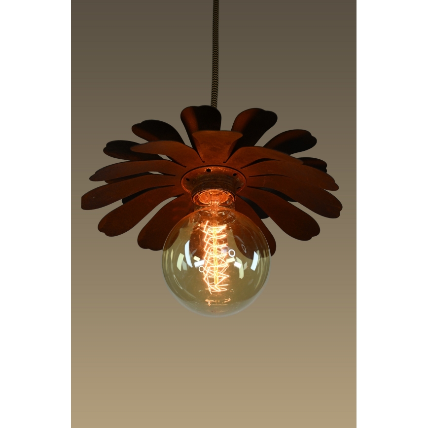 Bohemia-Design - Pendel med kabel 1xE27/60W/230V bronzefarvet