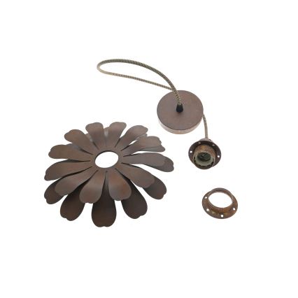 Bohemia-Design - Pendel med kabel 1xE27/60W/230V bronzefarvet