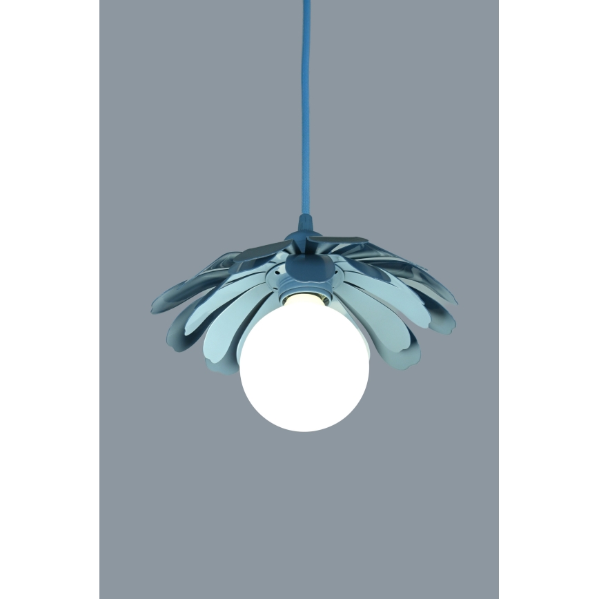 Bohemia-Design - Pendel på kabel 1xE27/60W/230V blå