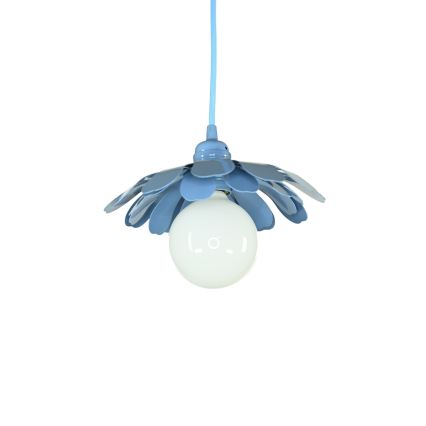 Bohemia-Design - Pendel på kabel 1xE27/60W/230V blå