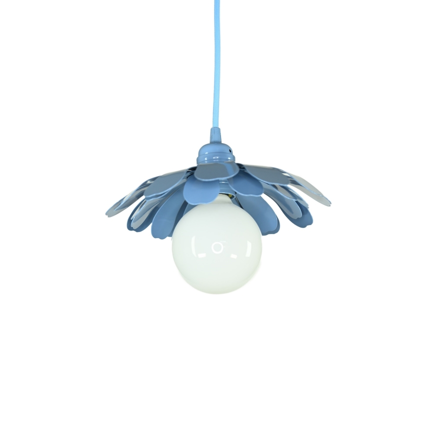 Bohemia-Design - Pendel på kabel 1xE27/60W/230V blå
