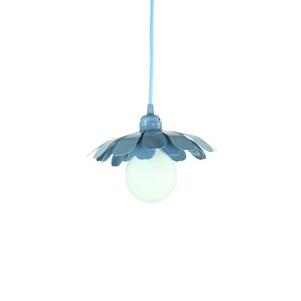 Bohemia-Design - Pendel på kabel 1xE27/60W/230V blå