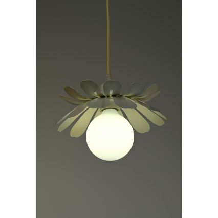 Bohemia-Design - Pendel på kabel 1xE27/60W/230V cremefarvet