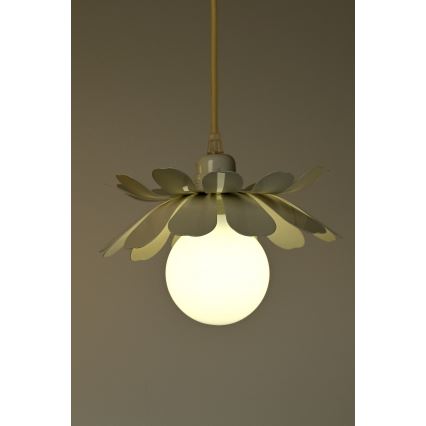 Bohemia-Design - Pendel på kabel 1xE27/60W/230V cremefarvet