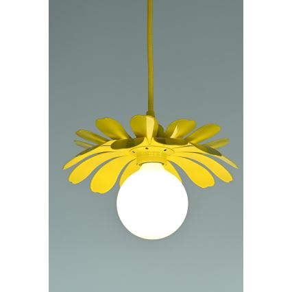Bohemia-Design - Pendel på ledning 1xE27/60W/230V gul