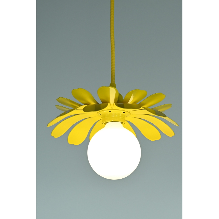 Bohemia-Design - Pendel på ledning 1xE27/60W/230V gul