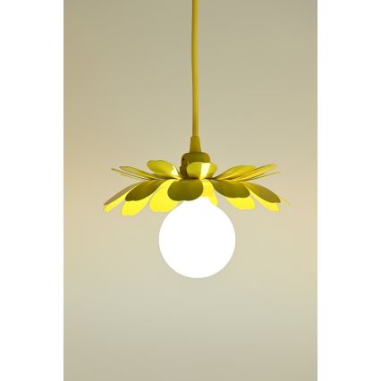 Bohemia-Design - Pendel på ledning 1xE27/60W/230V gul