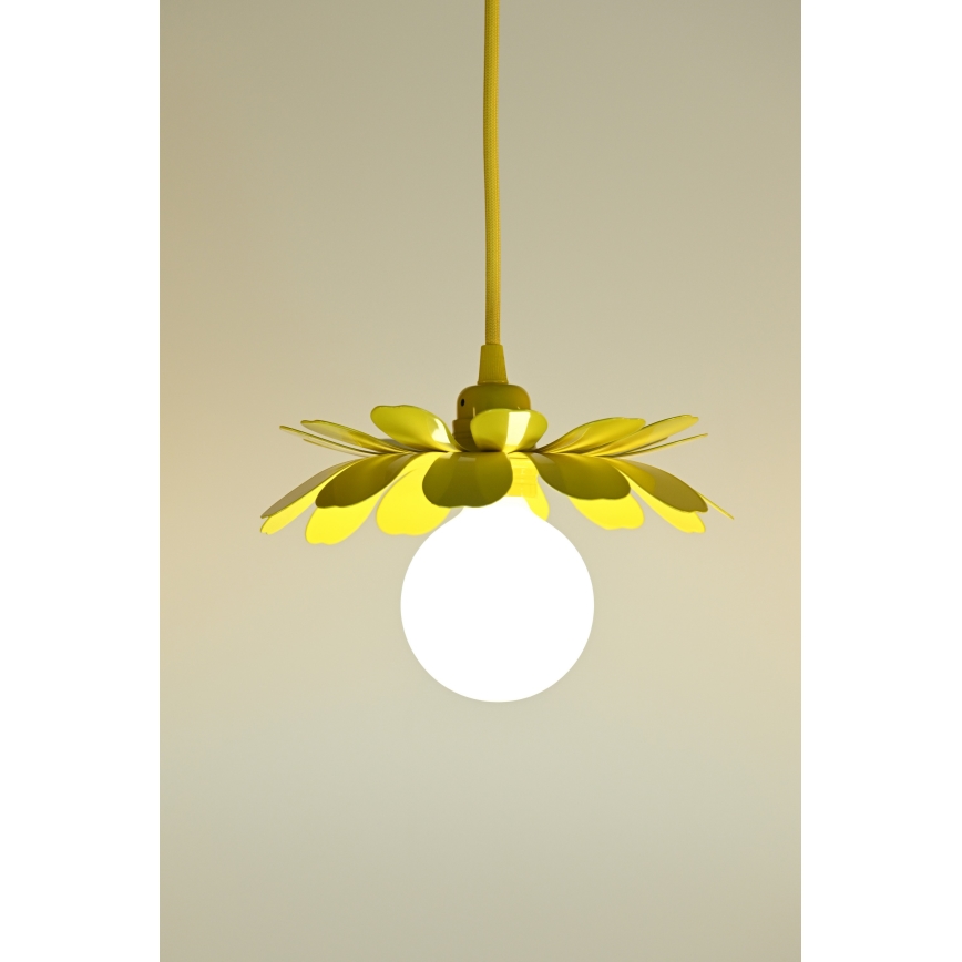 Bohemia-Design - Pendel på ledning 1xE27/60W/230V gul