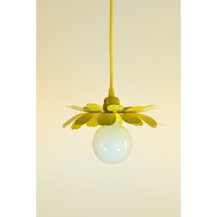 Bohemia-Design - Pendel på ledning 1xE27/60W/230V gul