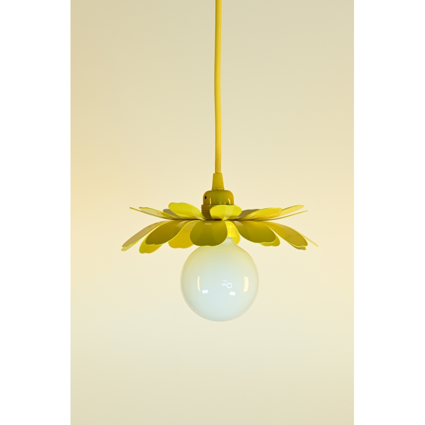 Bohemia-Design - Pendel på ledning 1xE27/60W/230V gul