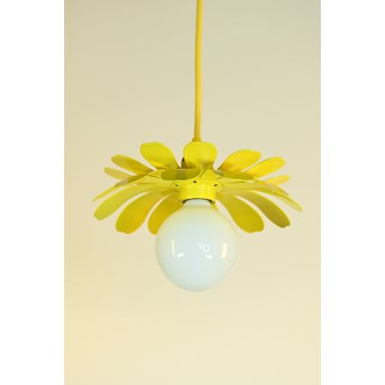 Bohemia-Design - Pendel på ledning 1xE27/60W/230V gul
