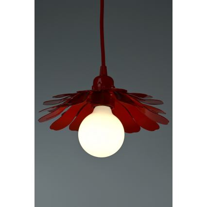 Bohemia-Design - Pendel på wire 1xE27/60W/230V rød