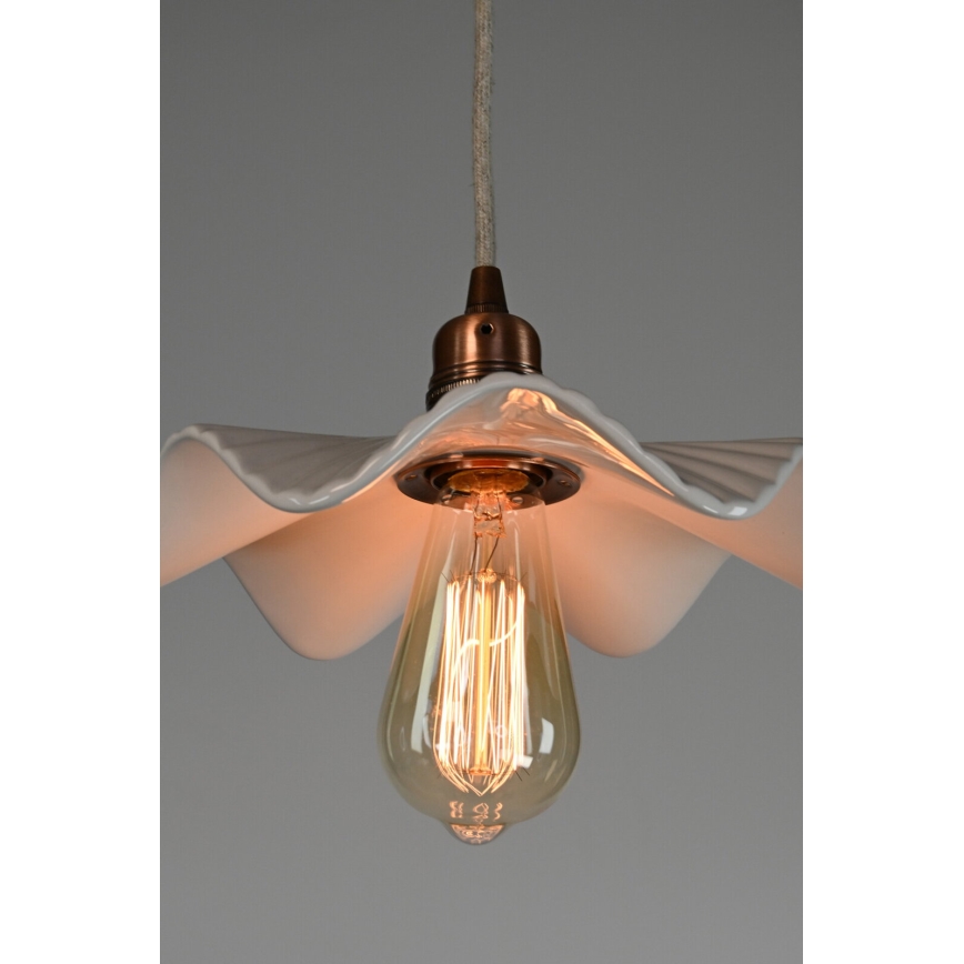 Bohemia-Design - Porcelænpendel med ledning 1xE27/60W/230V