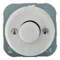 Bohemia-Design - Porcelæns retro lysdæmper rammeløs 250V/10A hvid