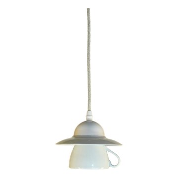 Bohemia-Design - Porcelænspendel med kabel 1xE27/60W/230V