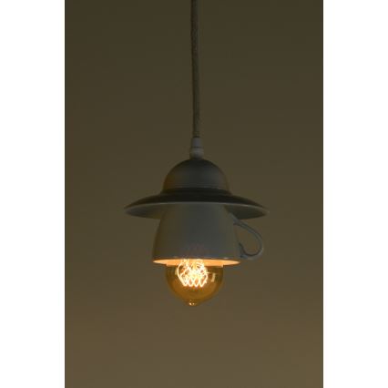 Bohemia-Design - Porcelænspendel med kabel 1xE27/60W/230V