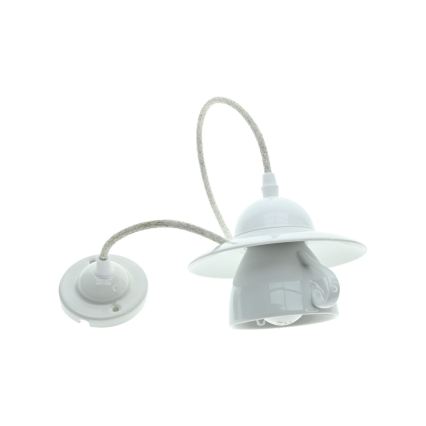 Bohemia-Design - Porcelænspendel med kabel 1xE27/60W/230V