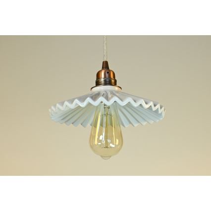 Bohemia-Design - Porcelænspendel på ledning 1xE27/60W/230V