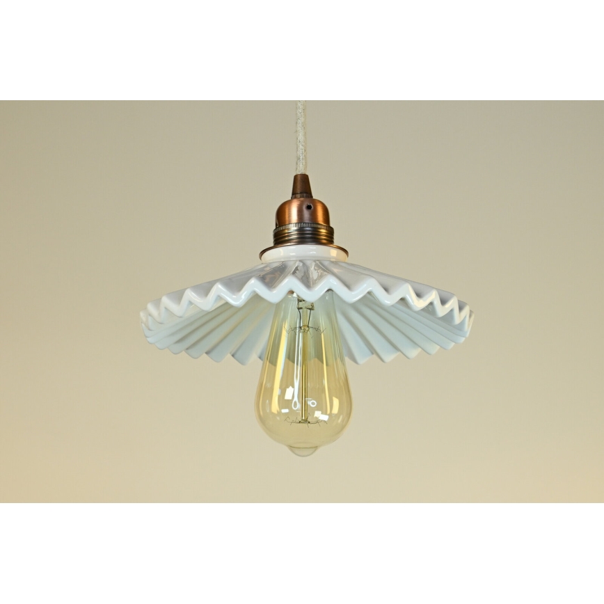 Bohemia-Design - Porcelænspendel på ledning 1xE27/60W/230V