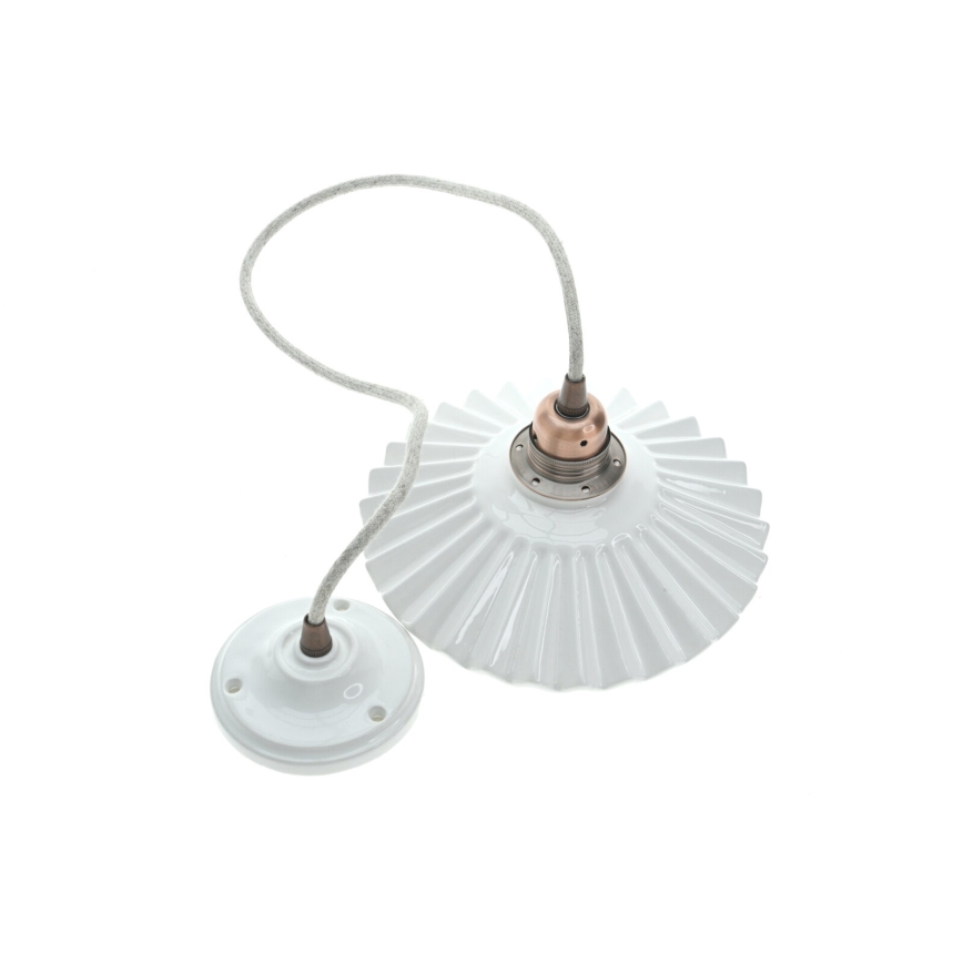 Bohemia-Design - Porcelænspendel på ledning 1xE27/60W/230V