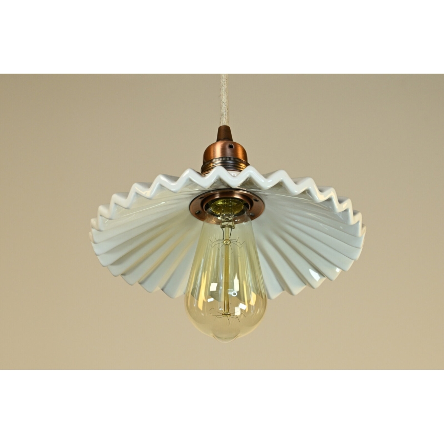 Bohemia-Design - Porcelænspendel på ledning 1xE27/60W/230V