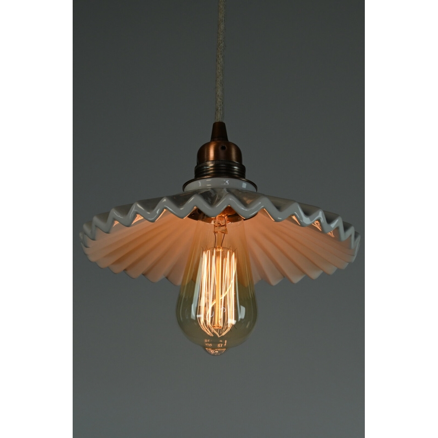 Bohemia-Design - Porcelænspendel på ledning 1xE27/60W/230V