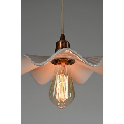 Bohemia-Design - Porcelænspendel på ledning 1xE27/60W/230V