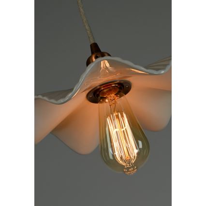 Bohemia-Design - Porcelænspendel på ledning 1xE27/60W/230V