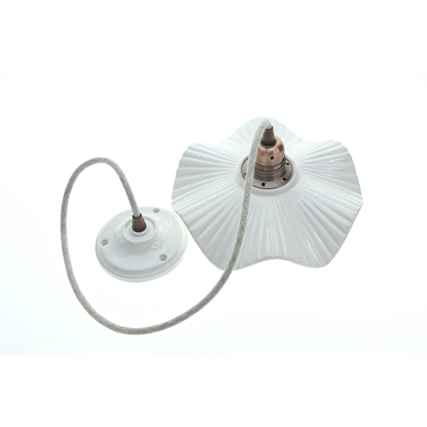 Bohemia-Design - Porcelænspendel på ledning 1xE27/60W/230V