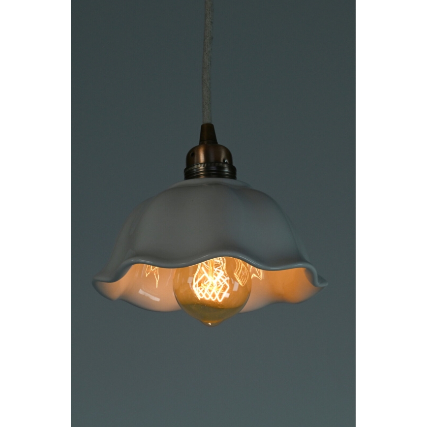Bohemia-Design - Porcelænspendel på ledning 1xE27/60W/230V