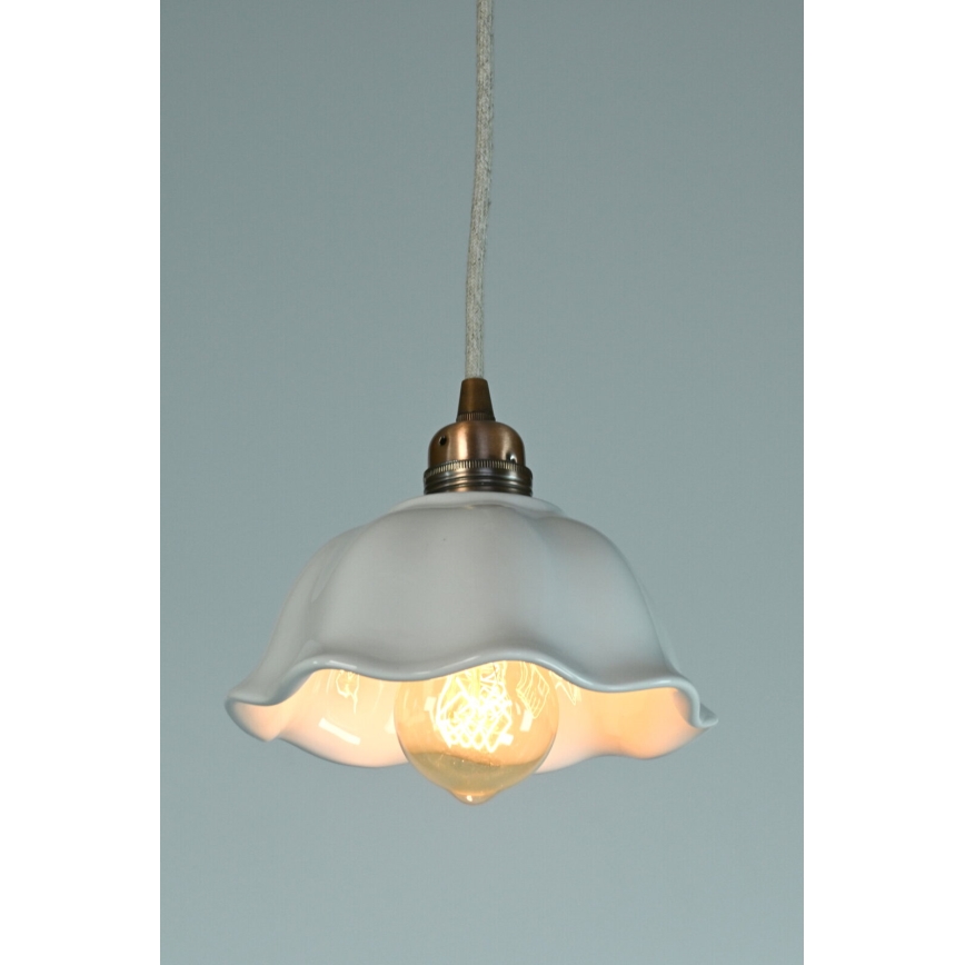 Bohemia-Design - Porcelænspendel på ledning 1xE27/60W/230V