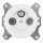 Bohemia-Design - Retro porcelæns TV/SAT-W udtag uden ramme, hvid