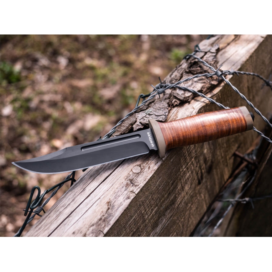 Böker - Kniv m. fast blad Ranger Field Bowie 27 cm