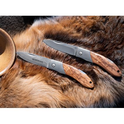 Böker - Lommekniv i damaskusstål Magnum Caveman 19,4 cm