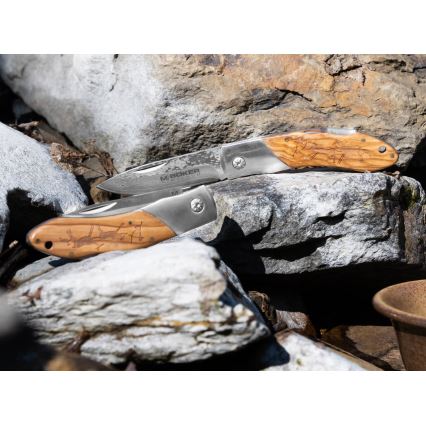 Böker - Lommekniv i damaskusstål Magnum Caveman 19,4 cm