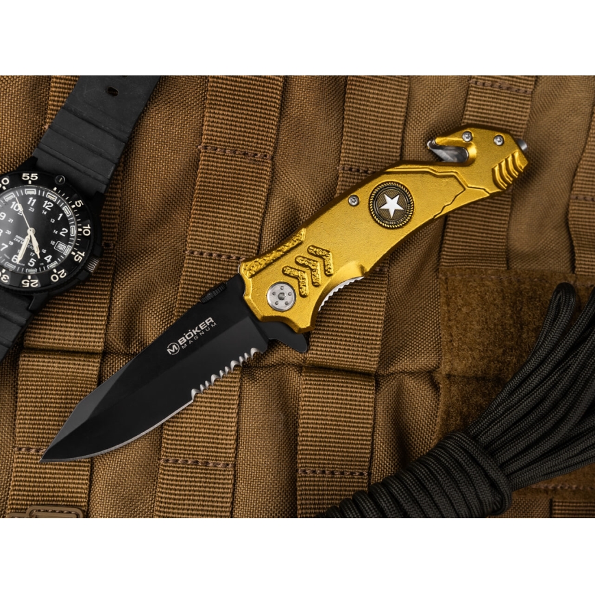 Böker - Lommekniv Magnum Army Rescue 21,9 cm